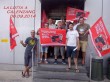 sciopero a Calenzano dei lavoratori Koiné - Federazione Autisti Operai